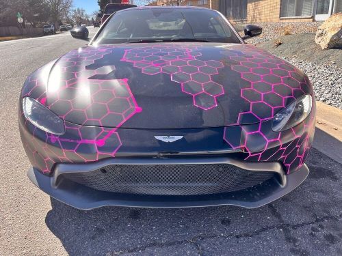 2019 aston martin vantage coupe full custom wrap
