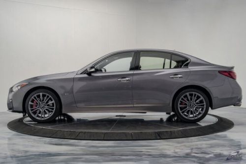 2023 infiniti q50 red sport 400 bose blind spot lane change moonroof