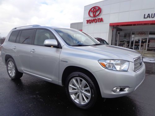 2008 highlander hybrid limited v6 4wd nav heated leather moonroof rear camera