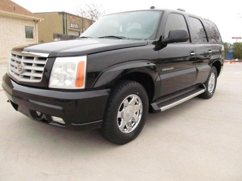 06 escalade tx-one-owner power sunroof navi/tv/dvd 3rd row seats air ride