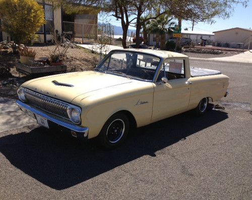 1963 ford falcon ranchero base model inline 170 three on the tree