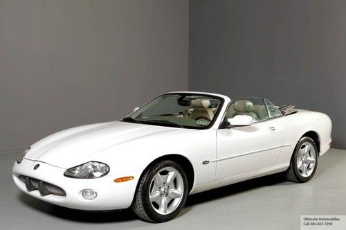 2001 jaguar xk8 convertible navigation leather wood alloys pdc clean !