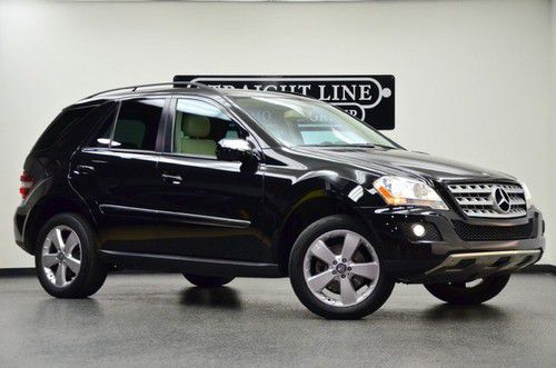 2009 mercedes benz ml350 4matic, p1, htd seats, blk/tan