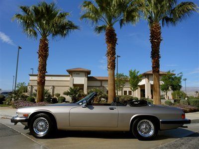 1989 jaguar xjs roadster v12 27,000 original miles selling no reserve!