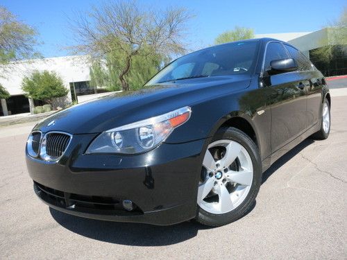 Premium pack leather sunroof clean car black on tan like 530i 550i 06 08 09 05