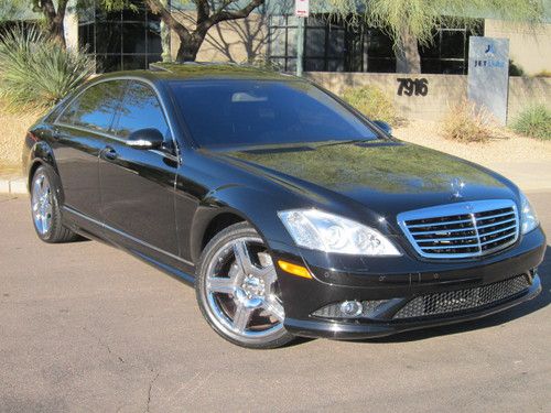 2008 mercedes benz s550, p2 pkg, sport package, keyless go, 19" amg wheels!