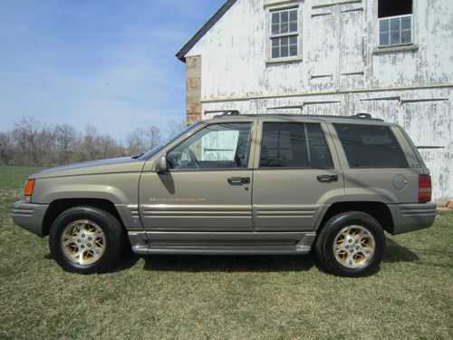 1996 jeep grand cherokee limited with no reserve