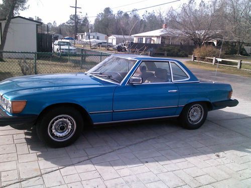 1982 mercedes 380 sl convertable /new paint/ runs great