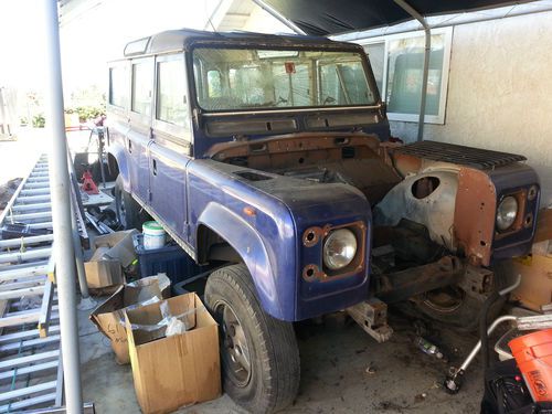 1980 landrover defender 110 project