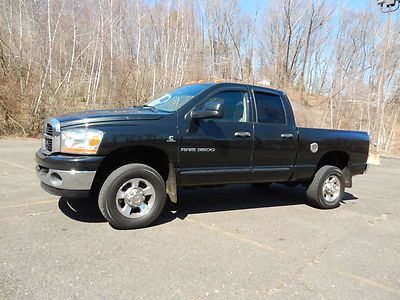 Dodge ram 3500 diesel/ no reserve/ 4x4/cummins turbo diesel/crew cab/ slt/ mint