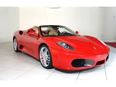 2008 ferrari approved cpo f430 f1, rosso corsa/beige