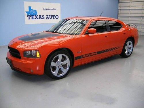 We finance!!!  2008 dodge charger r/t daytona hemi auto roof nav sat tv 20 rims!