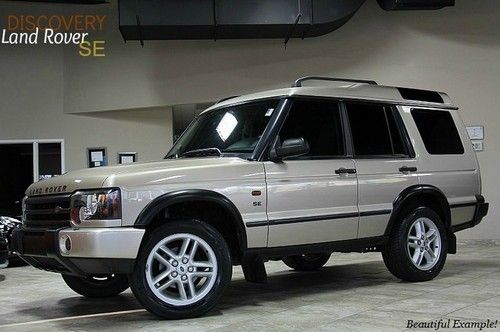 2003 land rover discovery se suv gold loaded &amp; clean-2 roofs-heated leather-auto