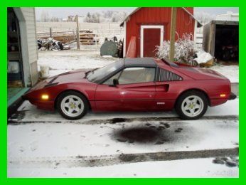 83 ferrari 308 quattrovalvo 2 door coupe with leather