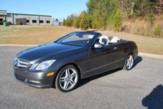 2011 e350 cabriolet grey/grey amg,pkg 2 gps 40k warranty mint car spring is here