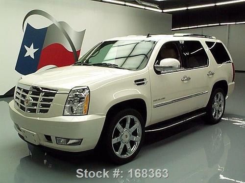 2010 cadillac escalade nav rear cam dvd 22" wheels 39k texas direct auto