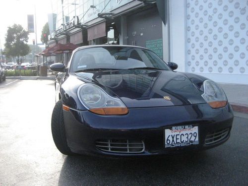 2001 porsche boxster roadster convertible 2-door 2.7l stick shift