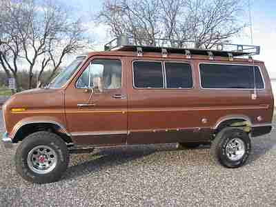 1976 Ford 4x4 Econoline Van, 460, Automatic, A/C Truck, VERY RARE! **SEE VIDEO**, image 4