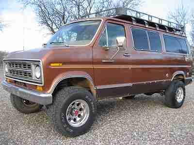1976 Ford 4x4 Econoline Van, 460, Automatic, A/C Truck, VERY RARE! **SEE VIDEO**, image 13