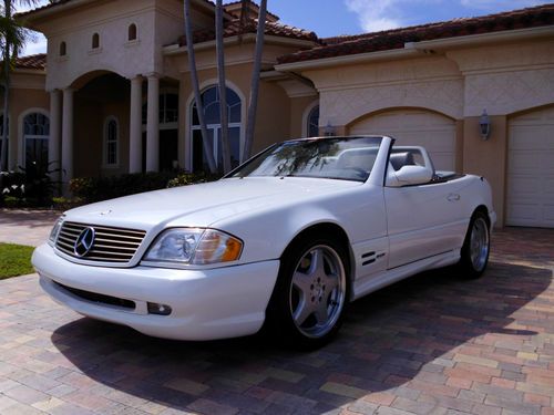 1999 mercedes benz sl500 sl 500 convertible*pano roof*amg sport package*1 owner!