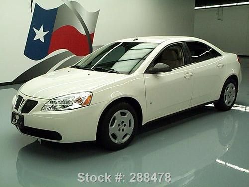 2008 pontiac g6 2.4l automatic cd audio only 49k miles texas direct auto