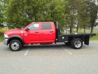 New 2012 ram 5500 4dr 4wd flatbed cummins diesel - free shipping/airfare