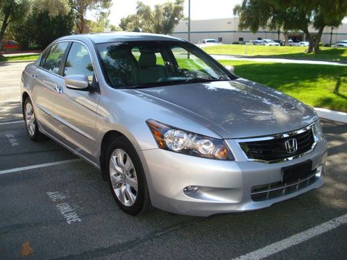 2010 honda accord ex-l leather v6 low miles  loaded sharp like new cheap