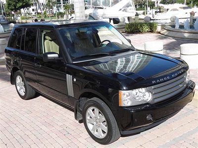 Florida stunning 2006 land rover range rover hse navgation camera 4x4 luxury suv