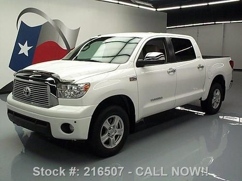 2012 toyota tundra ltd crewmax 4x4 nav rear cam 20k mi texas direct auto
