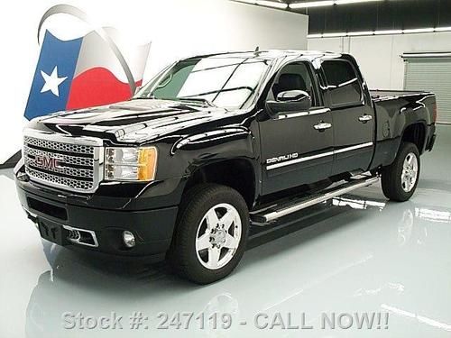 2011 gmc sierra 2500 denali diesel 4x4 sunroof nav 25k texas direct auto