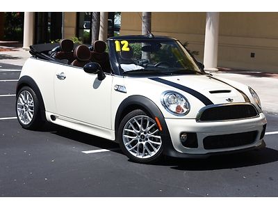 2012 mini cooper s convertible auto turbo 3,700 miles mint condition bal of warr