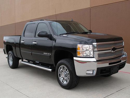 08 chevy silverado k2500 z71 4x4 ltz crew cab 6.6l diesel nav roof tv