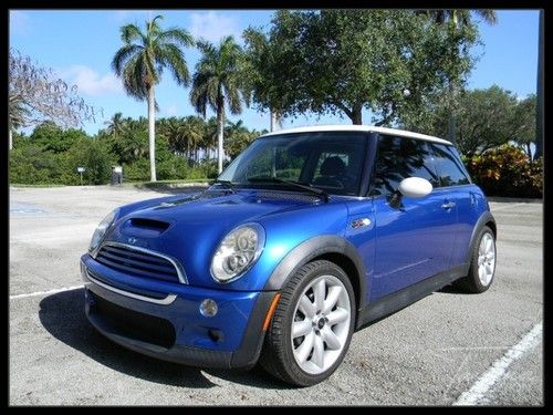 06 mini cooper s! turbocharged! clean carfax, rear spoiler, sport wheels, fl