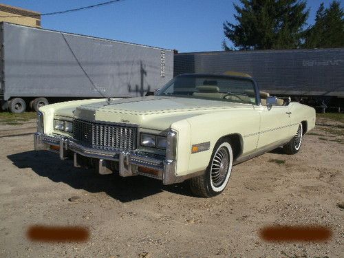 1976 cadillac edorado convertible phoencian ivory