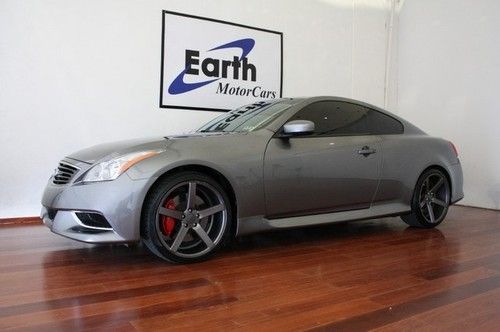 2010 infiniti g37 coupe anniversary ed, aero kit, 20in vossen alloy, carfax, nav