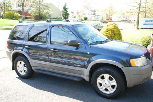 2002 ford escape xlt sport utility - leather, blue, sunroof, remote start, alarm