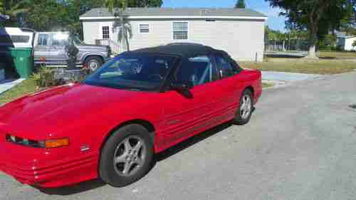 1994 oldmobile cutlass supreme convertable, image 2