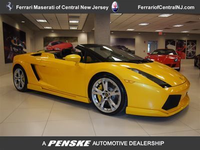 2008 lamborghini gallardo spyder, 5169 miles convertible clean carfax yellow!