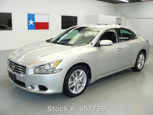 2009 nissan maxima 3.5 sv heated leather sunroof 39k! texas direct auto