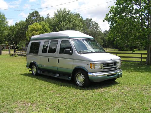1999 e150 conversion van - silver - hightop