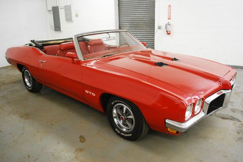 1970 pontiac lemans convertible v8 400 auto buckets console pwr brakes ps rally