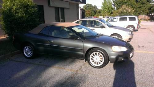 Chrysler sebring lxi 2002 convertible 2-door 2.7l