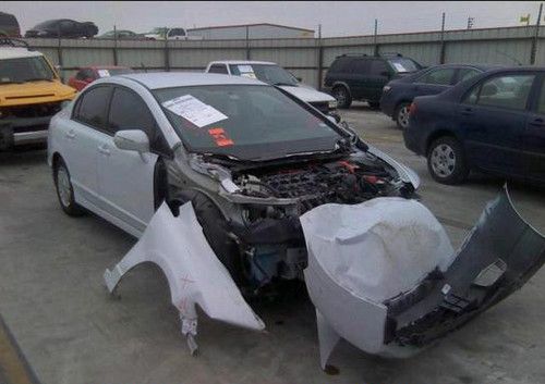 2011 honda civic hybrid sedan rebuildable salvage