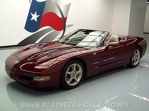 2003 chevy corvette 50th anni. convertible auto hud 45k texas direct auto