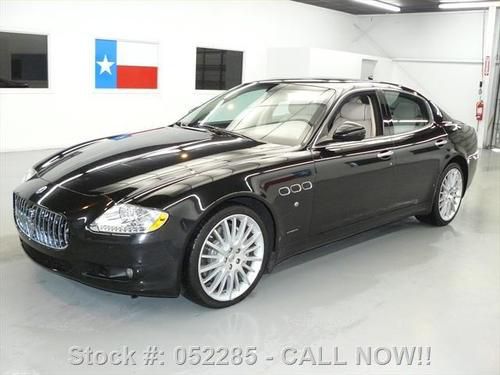 2010 maserati quattroporte s 4.7 sunroof nav 20's 28k! texas direct auto