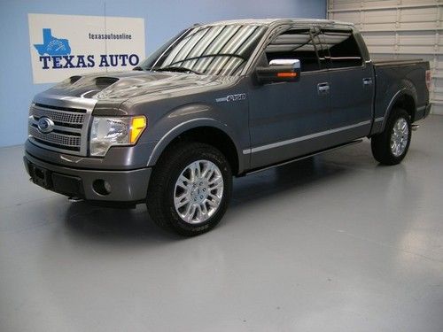 We finance!!!  2009 ford f-150 platinum 4x4 auto roof nav rcam sync 20 rim sony