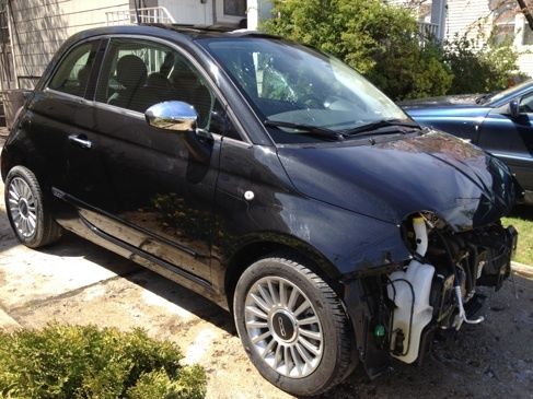 2012 fiat 500 lounge model needs body work