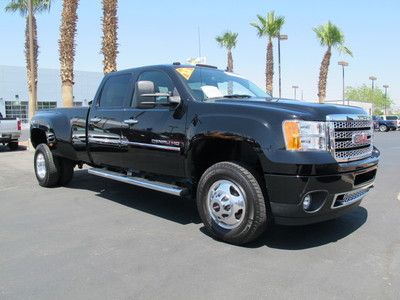 2012 black dually diesel denali gm certified navigation