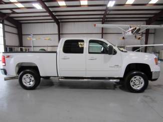 Crew cab duramax diesel allison 1 owner new tires leather htd extras white nice