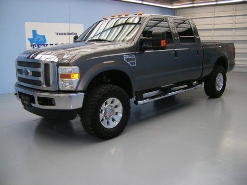 We finance!! 2008 ford f-250 lariat 4x4 powerstroke diesel lift tow 18 rim 1 own